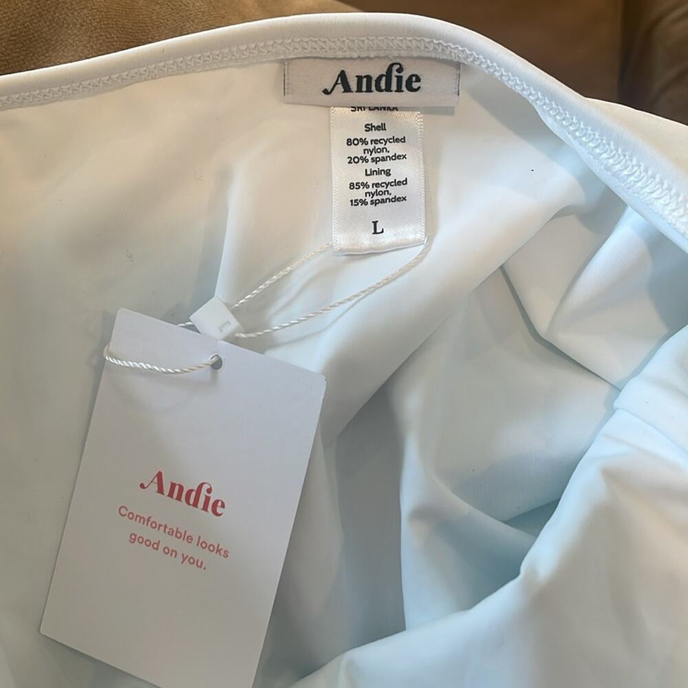 Andie The Tulum One Piece in White size Large New with Tags - Picture 8 of 11